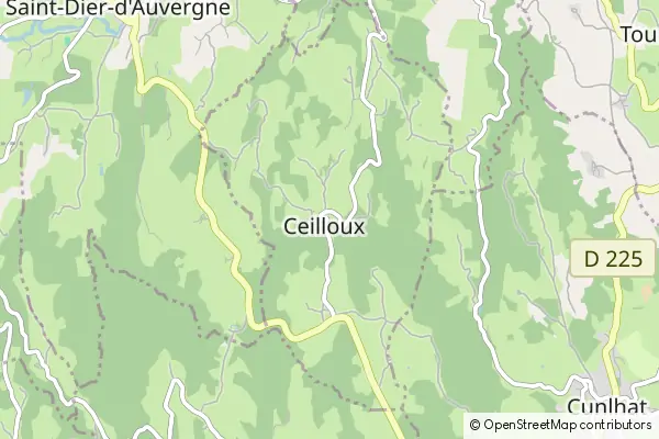 Mapa Ceilloux