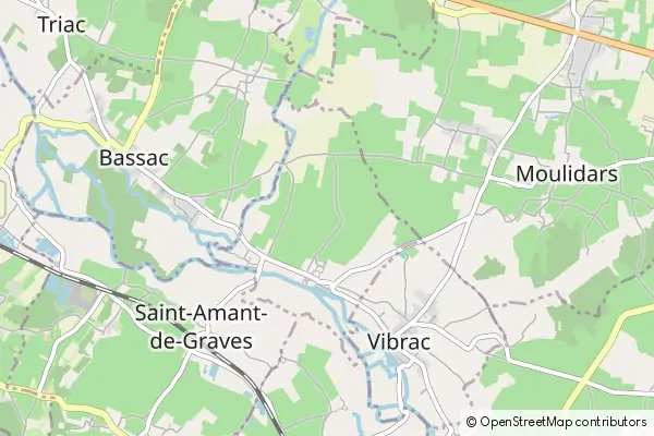 Mapa Saint-Simon