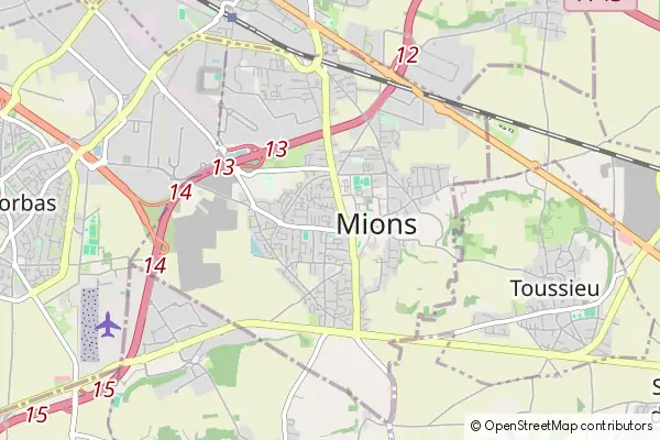 Mapa Mions