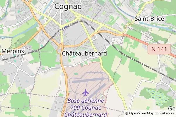 Mapa Châteaubernard