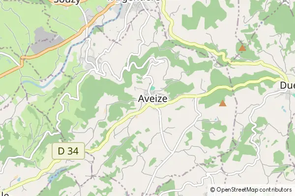 Mapa Aveize