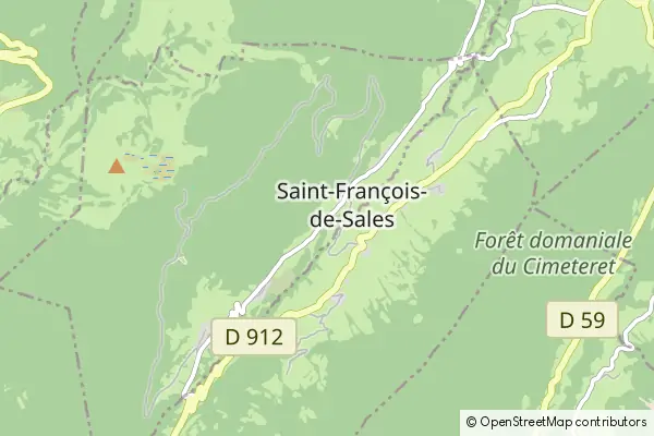 Mapa Saint Francois De Sales