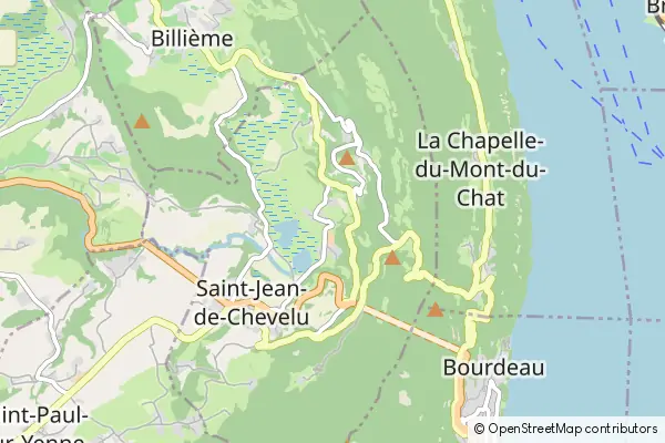 Mapa Saint-Jean-de-Chevelu