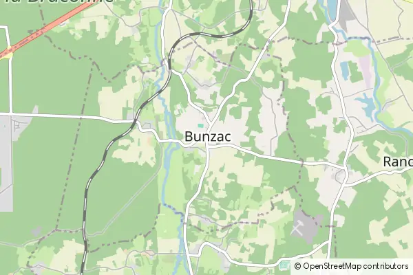 Mapa Bunzac