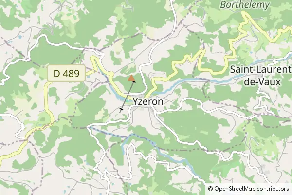 Mapa Yzeron