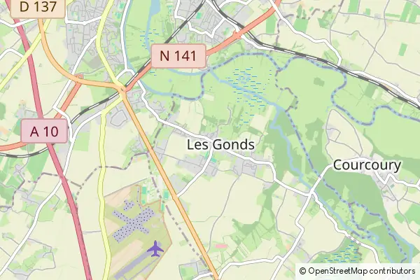 Mapa Les Gonds