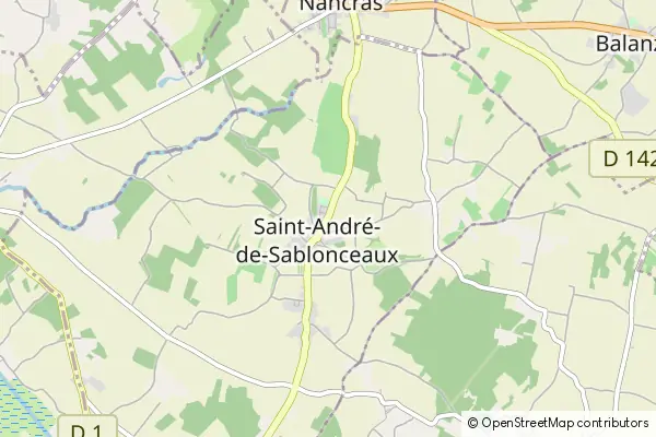 Mapa Sablonceaux