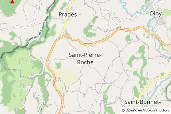 Mapa Saint-Pierre-Roche