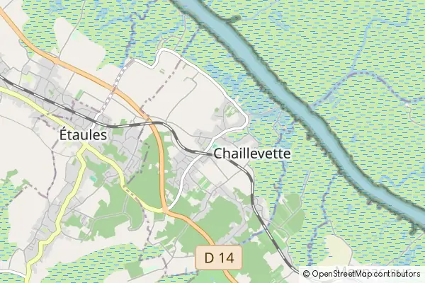 Mapa Chaillevette