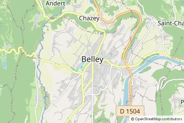 Mapa Belley