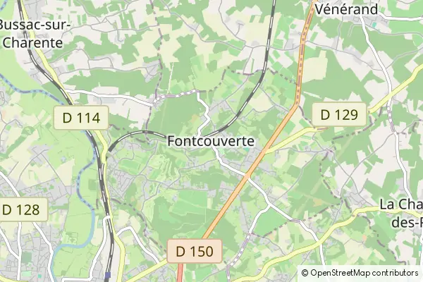 Mapa Fontcouverte