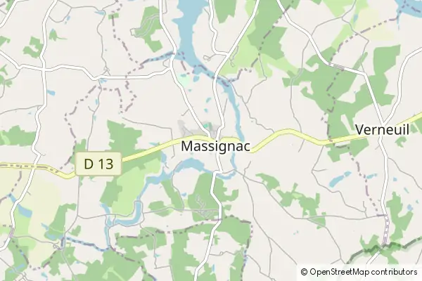 Mapa Massignac