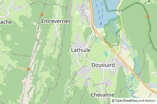 Mapa Lathuile