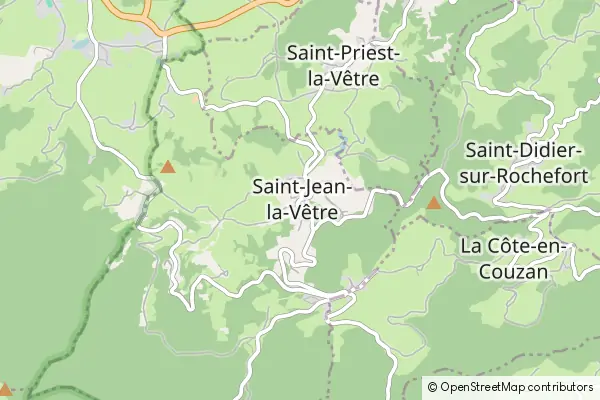 Mapa Saint-Jean-la-Vêtre