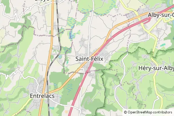 Mapa Saint-Félix