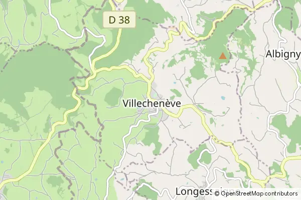 Mapa Villechenève