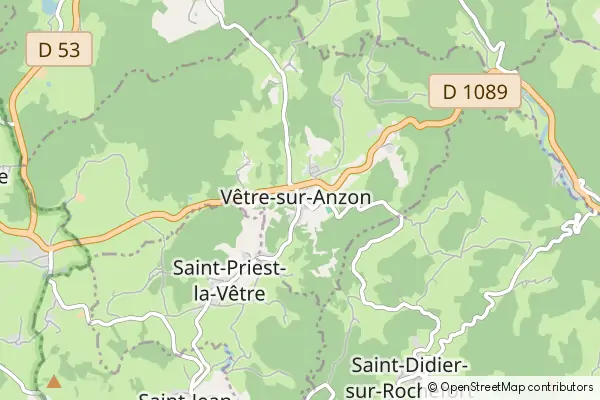 Mapa Saint-Julien-la-Vêtre