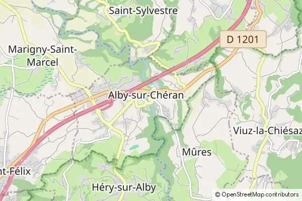 Mapa Alby Sur Cheran