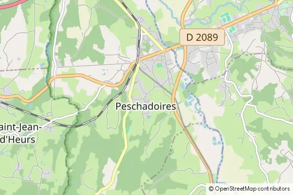 Mapa Peschadoires