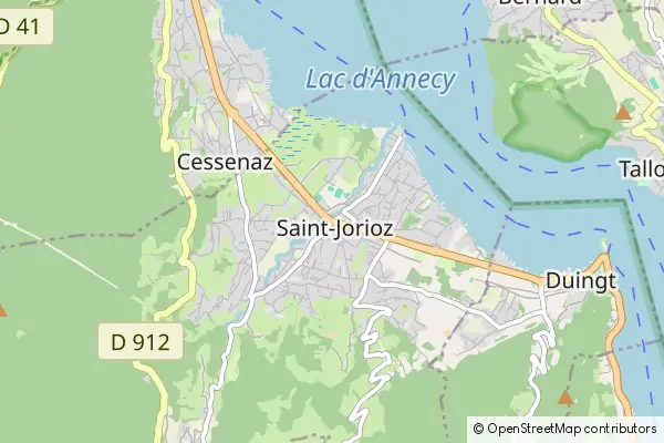 Mapa Saint-Jorioz