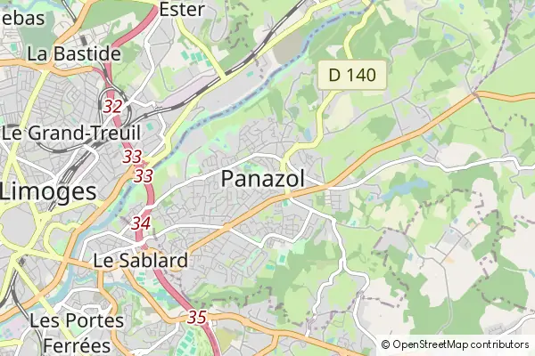 Mapa Panazol