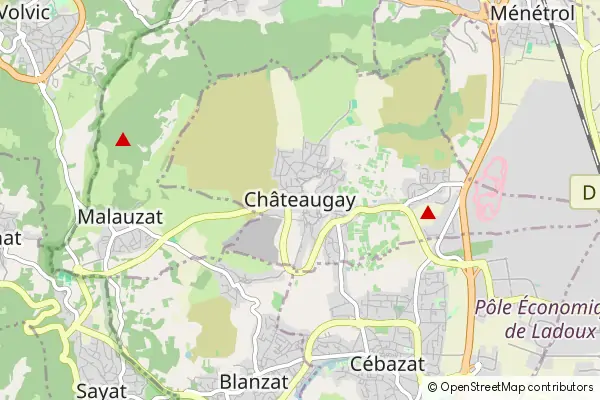 Mapa Châteaugay