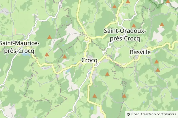 Mapa Crocq