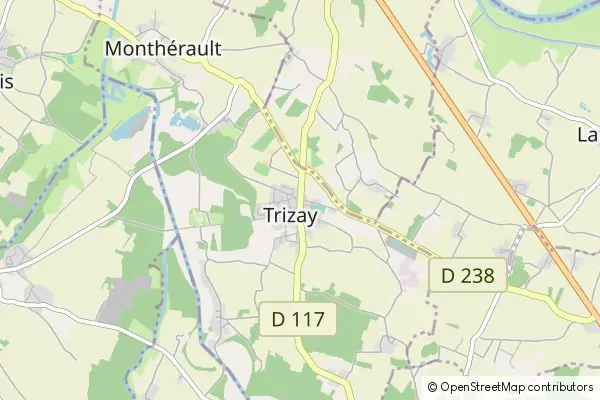 Mapa Trizay