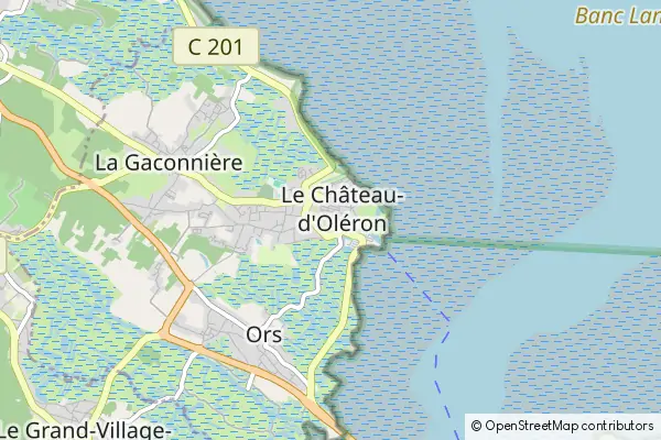 Mapa Le Chateau d'Oleron