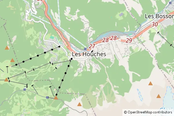 Mapa Houches