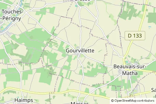 Mapa Gourvillette