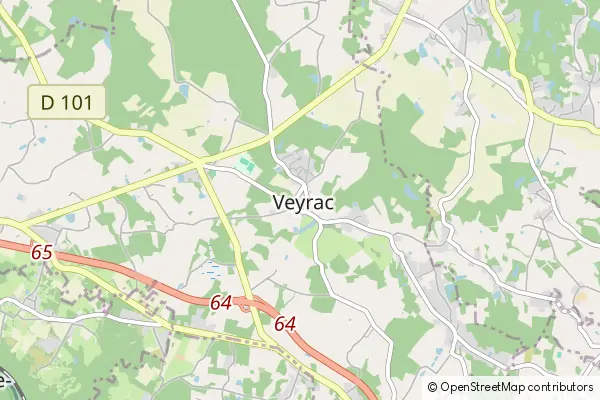 Mapa Veyrac