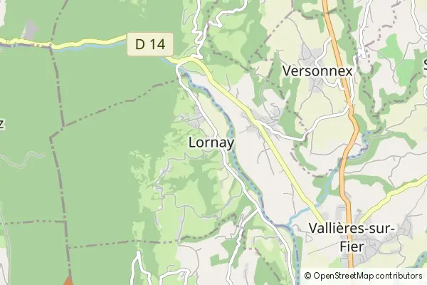 Mapa Lornay