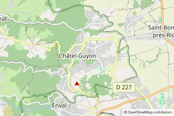 Mapa Châtel-Guyon