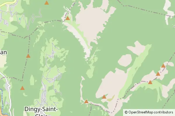 Mapa Dingy-Saint-Clair