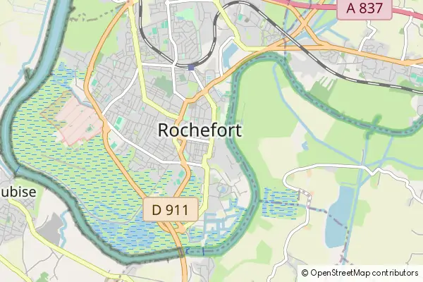 Mapa Rochefort