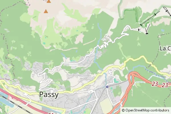 Mapa Plateau d'Assy