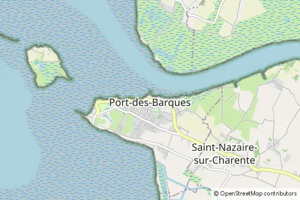 Mapa Port-des-Barques