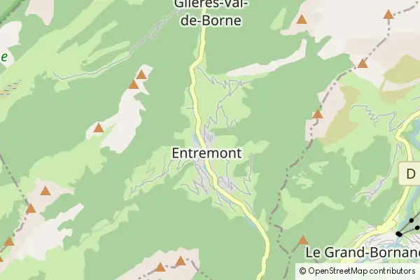 Mapa Entremont