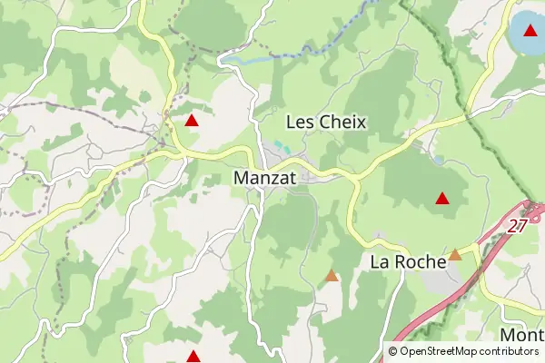 Mapa Manzat