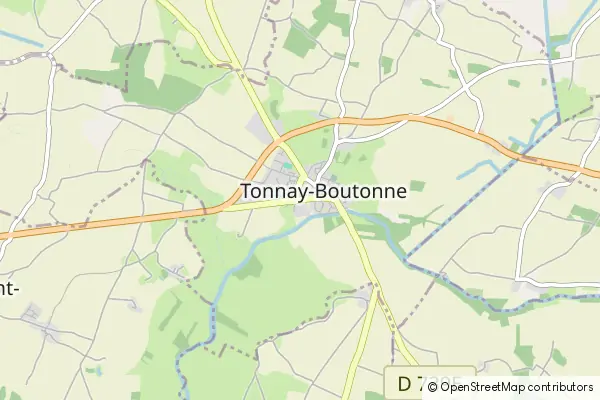 Mapa Tonnay-Boutonne