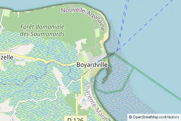 Mapa Boyardville