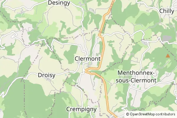 Mapa Clermont