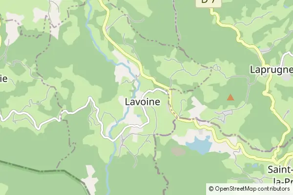 Mapa Lavoine