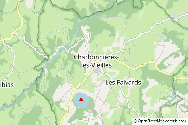 Mapa Charbonnières-les-Vieilles