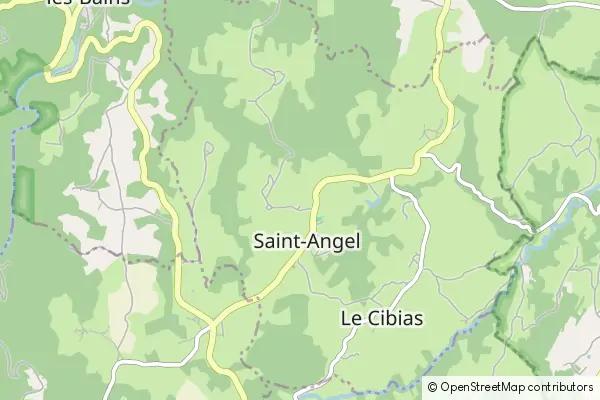 Mapa Saint-Angel