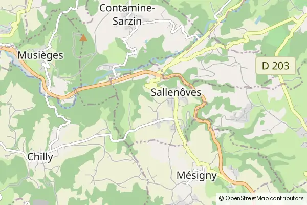 Mapa Sallenôves