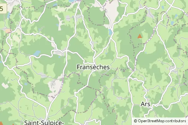 Mapa Fransèches