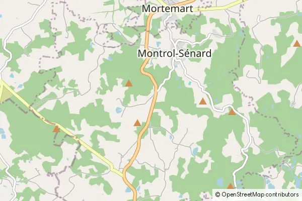 Mapa Montrol Senard