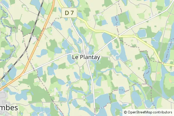 Mapa Le Plantay